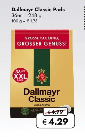 Travel Free Dallmayr classic pads Angebot