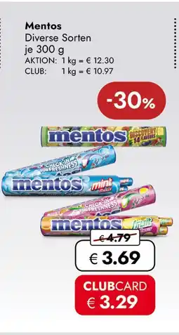 Travel Free Mentos Angebot