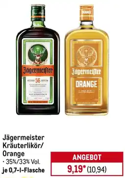 METRO Jägermeister Kräuterlikör/ Orange Angebot