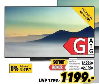MEDIMAX Lg tv oled48c58la Angebot