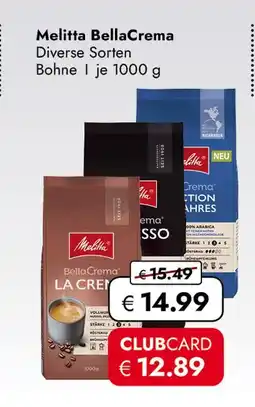 Travel Free Melitta bellacrema Angebot