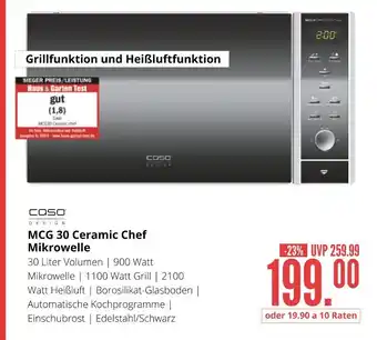 Hirsch und Ille Caso mcg 30 ceramic chef mikrowelle Angebot