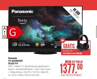 Hirsch und Ille Panasonic tv-55z90ae9 oled-tv Angebot
