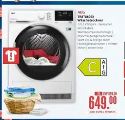 Hirsch und Ille Aeg tr8t860ex wäschetrockner Angebot