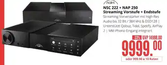Hirsch und Ille Naim nsc 222 + nap 250 streaming vorstufe + endstufe Angebot