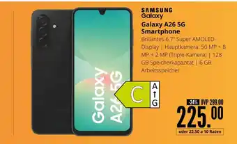 Hirsch und Ille Samsung galaxy a26 5g smartphone Angebot