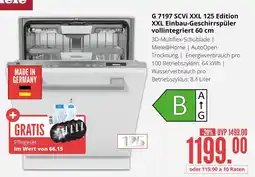 Hirsch und Ille Miele g 7197 scvi xxl 125 edition xxl einbau-geschirrspüler vollintegriert 60 cm Angebot