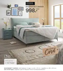 Kabs Polsterwelt Boxspringbett barghis Angebot
