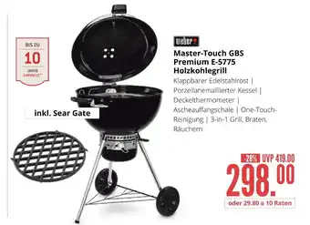 Hirsch und Ille Weber master-touch gbs premium e-5775 holzkohlegrill Angebot