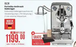 Hirsch und Ille Ecm puristika anthrazit siebträger Angebot