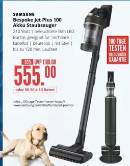 Hirsch und Ille Samsung bespoke jet plus 100 akku staubsauger Angebot