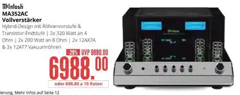 Hirsch und Ille Mcintosh ma352ac vollverstärker Angebot