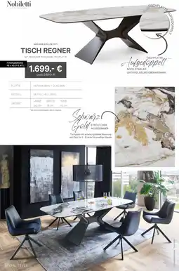 Kabs Polsterwelt Nobiletti tisch regner Angebot