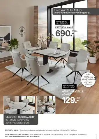 Kabs Polsterwelt Esstisch kang Angebot