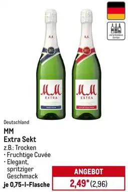 METRO MM Extra Sekt Angebot