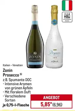 METRO Zonin Prosecco Angebot