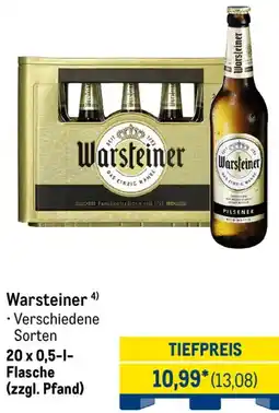 METRO Warsteiner Angebot