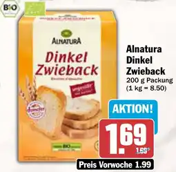 AEZ Alnatura Dinkel Zwieback Angebot