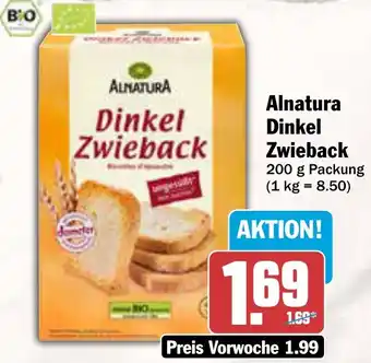 AEZ Alnatura Dinkel Zwieback Angebot