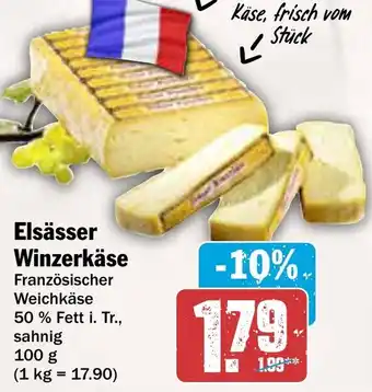AEZ Elsässer Winzerkäse Angebot