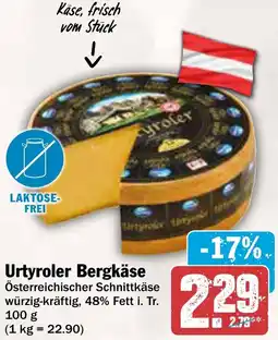 AEZ Urtyroler Bergkäse Angebot