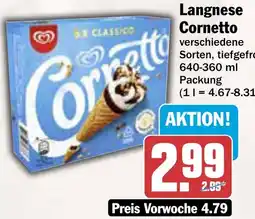 AEZ Langnese Cornetto Angebot