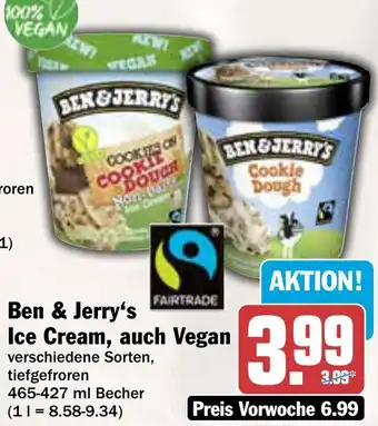 AEZ Ben & Jerry's Ice Cream, auch Vegan Angebot