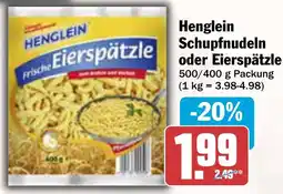 AEZ Henglein Schupfnudeln oder Eierspätzle Angebot