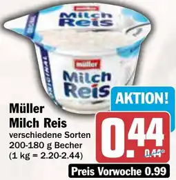 AEZ Müller Milch Reis Angebot