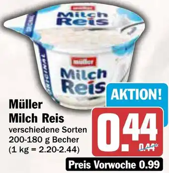 AEZ Müller Milch Reis Angebot