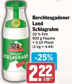 AEZ Berchtesgadener Land Schlagrahm Angebot
