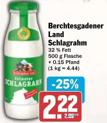 AEZ Berchtesgadener Land Schlagrahm Angebot