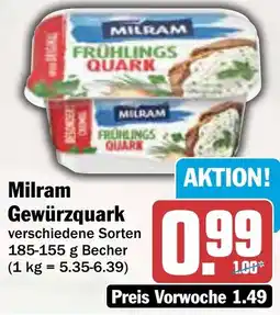 AEZ Milram Gewürzquark Angebot