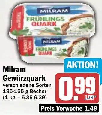 AEZ Milram Gewürzquark Angebot