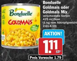 AEZ Bonduelle Goldmais oder Goldmais Mix Angebot