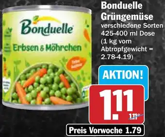 AEZ Bonduelle Grüngemüse Angebot
