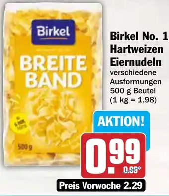 AEZ Birkel No. 1 Hartweizen Eiernudeln Angebot