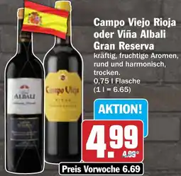 AEZ Campo Viejo Rioja oder Viña Albali Gran Reserva Angebot
