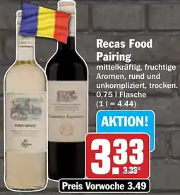 AEZ Recas Food Pairing Angebot