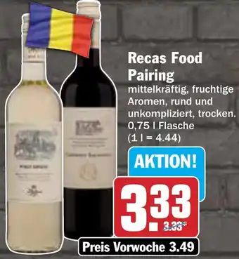 AEZ Recas Food Pairing Angebot