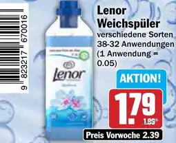 AEZ Lenor Weichspüler Angebot
