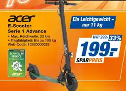 Expert Acer e-scooter serie 1 advance Angebot