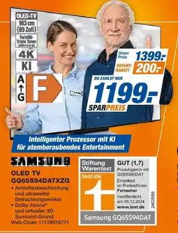Expert Samsung oled tv gq65s94datxzg Angebot