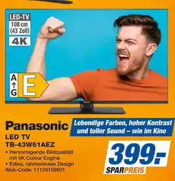 Expert Panasonic led tv tb-43w61aez Angebot