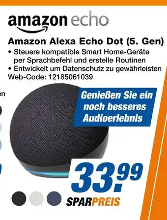 Expert Amazon alexa echo dot (5. gen) Angebot