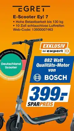 Expert Egret e-scooter ey! 7 Angebot