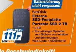 Expert Sandisk externe ssd-festplatte portable ssd 2 tb Angebot