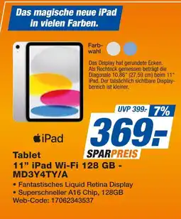Expert Apple tablet 11” ipad wi-fi 128 gb - md3y4ty/a Angebot