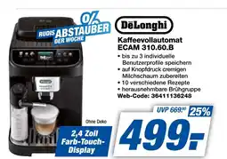 Expert Delonghi kaffeevollautomat ecam 310.60.b Angebot