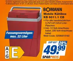 Expert Bomann mobile kühlbox kb 6011.1 cb Angebot